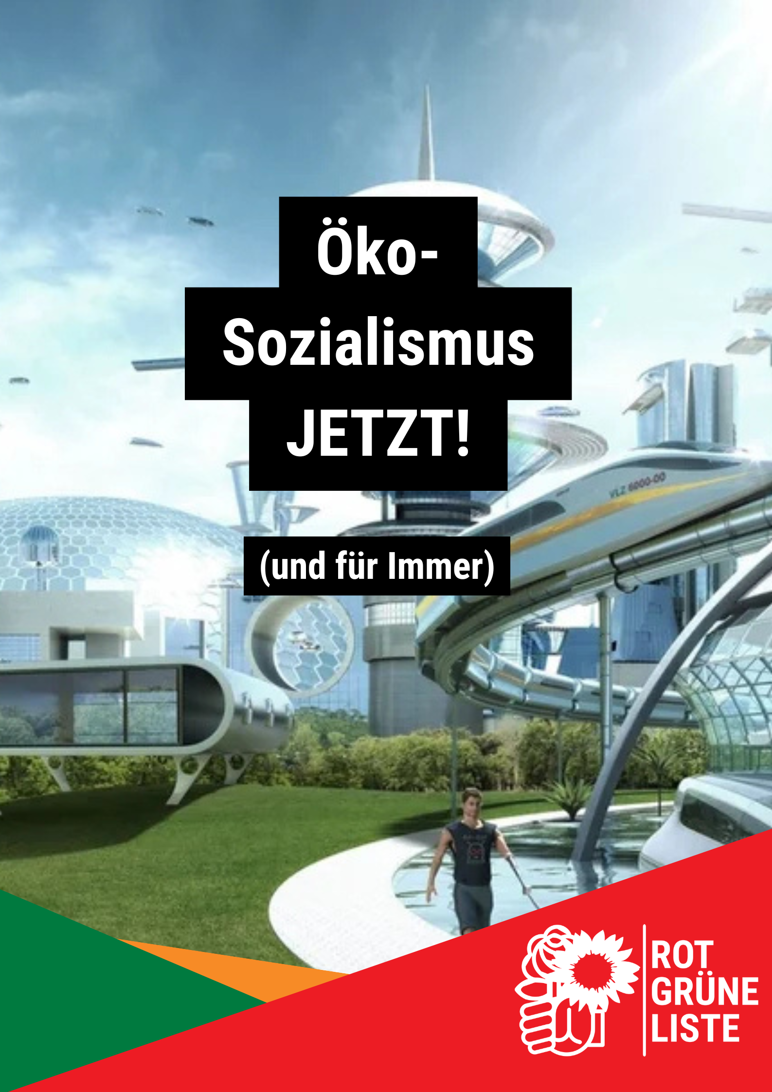 Plakat: Öksozialismus jetzt